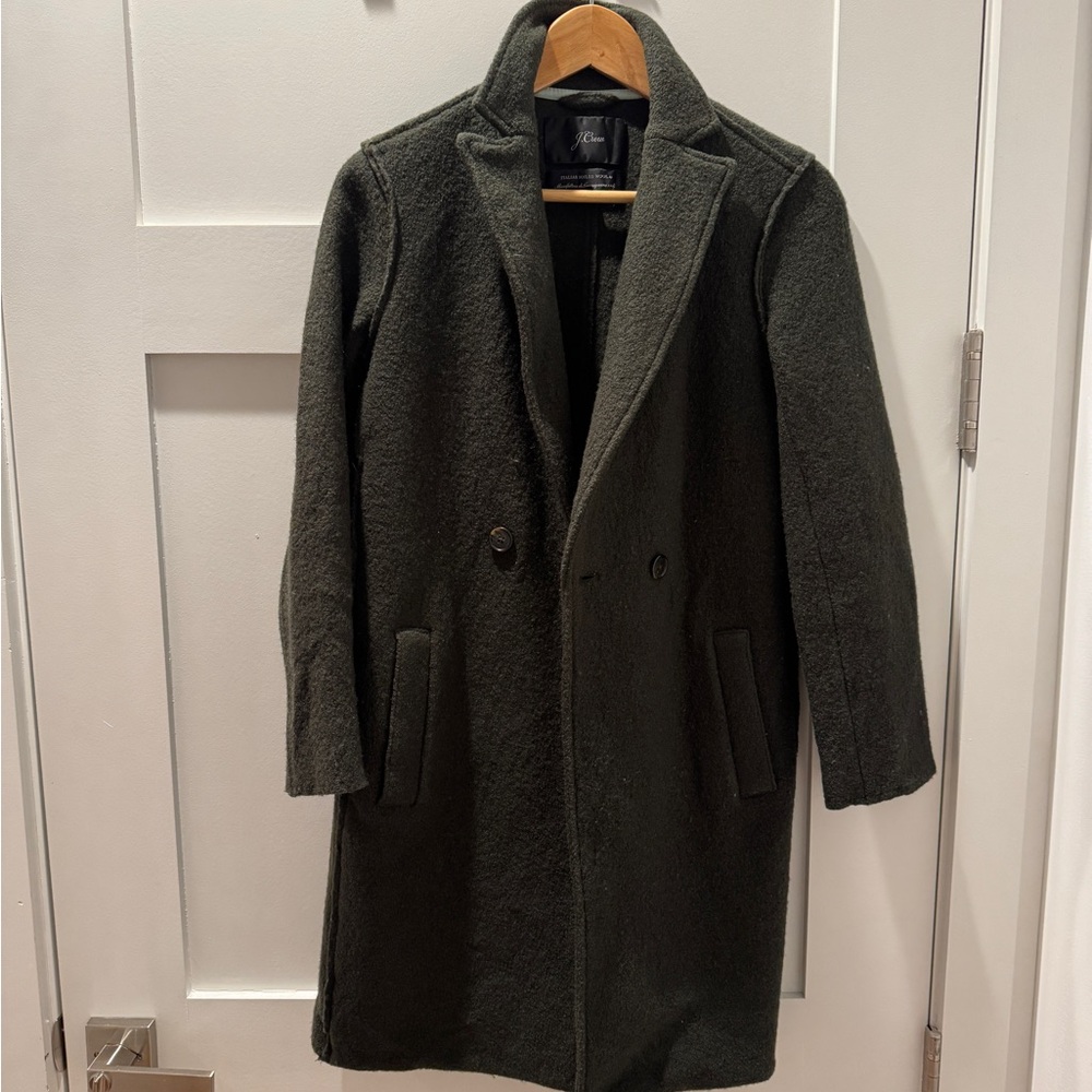 J Crew lighter wool coat x-small